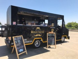 Hire the Filthy Moustache food truck! For Our Wonderful Stash Of Goodies | food truck hire for parties